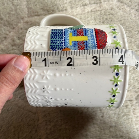 Anthropologie Bundled Up Monogram Mug - Picture 13 of 14